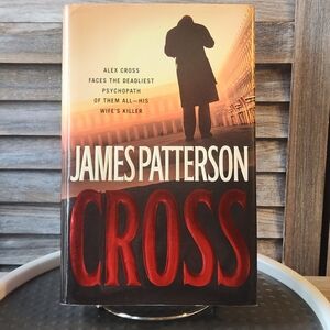 🔥 Cross James Patterson hardback book with dust jacket